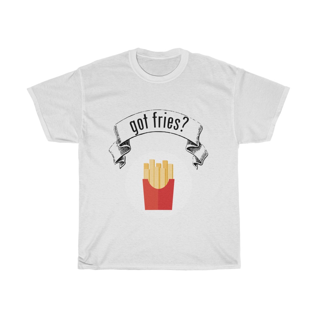 champagne and french fries shirt